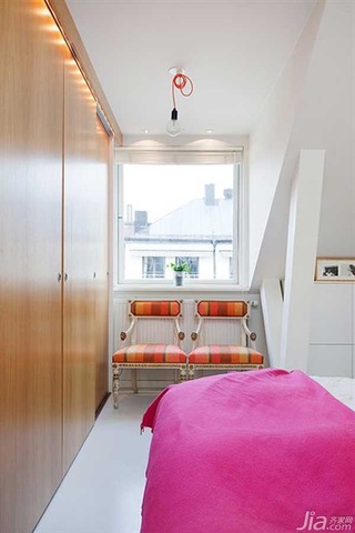 简约风格公寓富裕型120平米卧室海外家居
