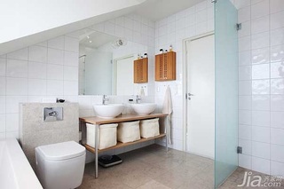 简约风格公寓富裕型120平米卫生间洗手台海外家居