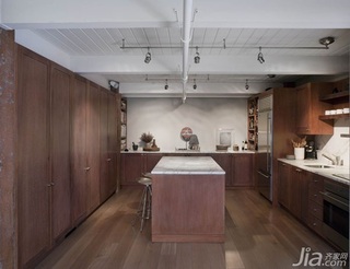 简约风格别墅富裕型130平米厨房吧台橱柜海外家居