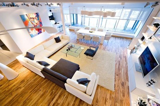 简约风格别墅经济型120平米客厅沙发海外家居