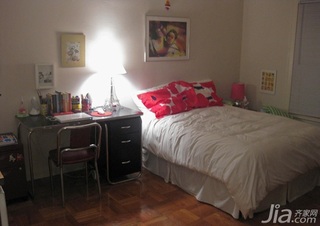 简约风格小户型舒适经济型40平米卧室床图片