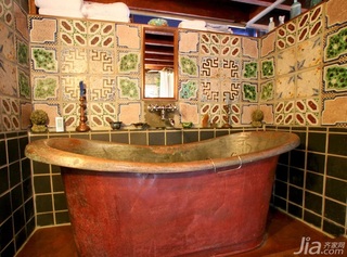 混搭风格复式古典富裕型110平米浴缸海外家居