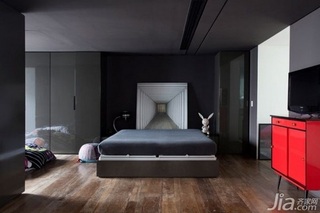 混搭风格公寓经济型90平米卧室床海外家居