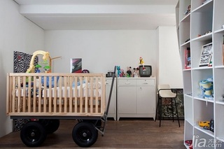 混搭风格公寓经济型90平米儿童房儿童床海外家居