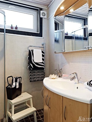 简约风格公寓富裕型110平米卫生间洗手台海外家居