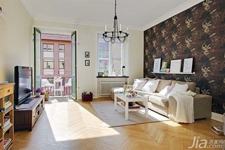 简约风格公寓经济型90平米客厅沙发背景墙沙发海外家居
