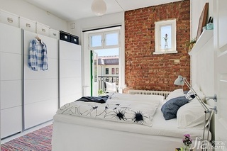 简约风格公寓富裕型130平米卧室床海外家居