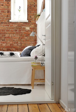 简约风格公寓富裕型130平米卧室床头柜海外家居