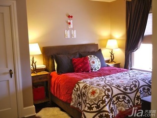 简约风格复式舒适富裕型100平米卧室床海外家居
