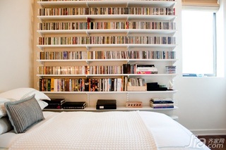 简约风格复式经济型110平米卧室书架海外家居