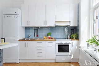 北欧风格一居室经济型厨房橱柜海外家居