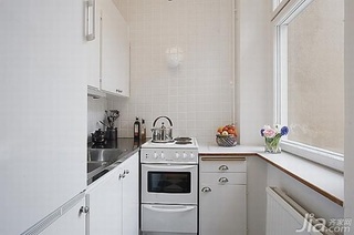 简约风格公寓白色经济型90平米厨房橱柜海外家居