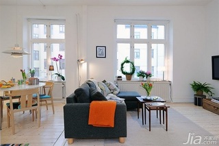 宜家风格小户型经济型40平米客厅海外家居