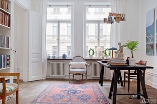 欧式风格公寓富裕型书房书桌海外家居
