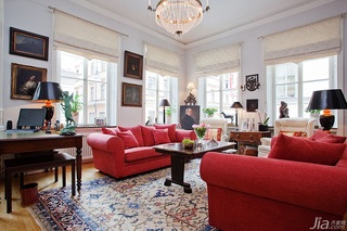 美式风格别墅豪华型140平米以上客厅沙发海外家居
