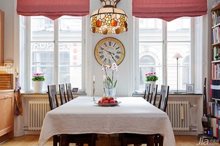 美式风格别墅豪华型140平米以上餐厅餐桌海外家居