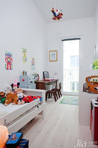 欧式风格复式富裕型儿童房儿童床海外家居