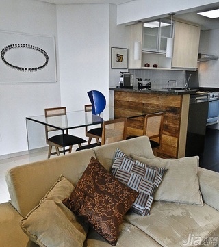 简约风格公寓富裕型110平米客厅餐桌海外家居
