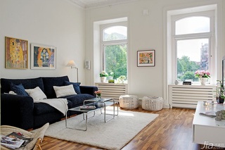 北欧风格公寓富裕型客厅沙发海外家居