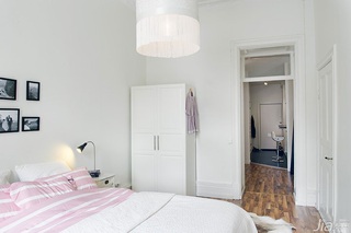 北欧风格公寓富裕型卧室床海外家居