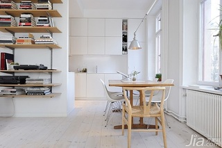 北欧风格小户型原木色经济型40平米餐厅餐桌海外家居
