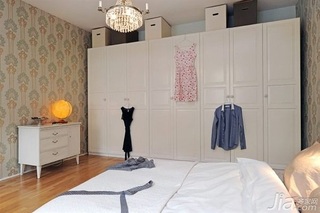 北欧风格一居室经济型卧室衣柜海外家居