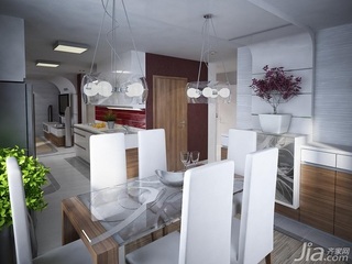 混搭风格公寓富裕型110平米餐厅餐桌海外家居