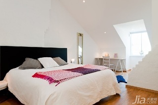 简约风格公寓富裕型110平米卧室床海外家居