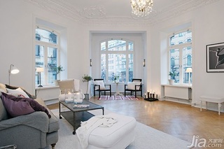 混搭风格公寓富裕型120平米客厅茶几海外家居