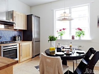 欧式风格公寓富裕型60平米厨房餐桌海外家居
