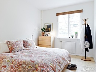 欧式风格公寓富裕型60平米卧室床海外家居
