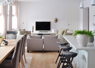 欧式风格公寓富裕型客厅吧台椅海外家居