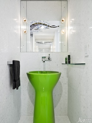 混搭风格公寓富裕型130平米卫生间洗手台海外家居