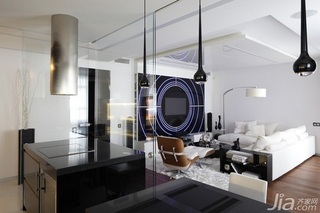 简约风格公寓富裕型100平米客厅电视背景墙沙发海外家居