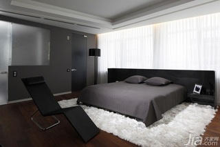 简约风格公寓富裕型100平米卧室吊顶床海外家居