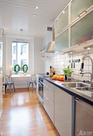 欧式风格公寓富裕型厨房海外家居