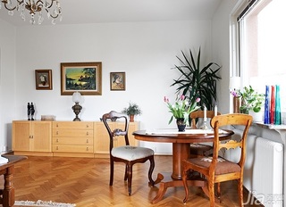 北欧风格公寓富裕型餐厅餐桌海外家居
