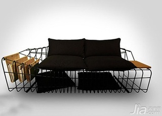 美式风格二居室富裕型沙发图片
