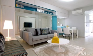 简约风格公寓富裕型90平米客厅沙发背景墙沙发图片