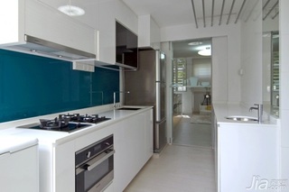 简约风格公寓富裕型90平米厨房橱柜安装图