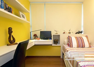 简约风格公寓富裕型100平米卧室床图片