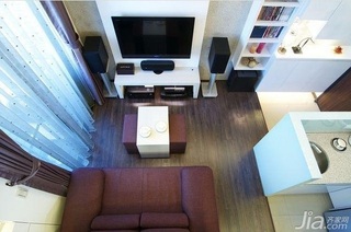 简约风格小户型经济型60平米客厅沙发效果图