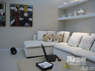 东南亚风格一居室富裕型60平米客厅沙发效果图