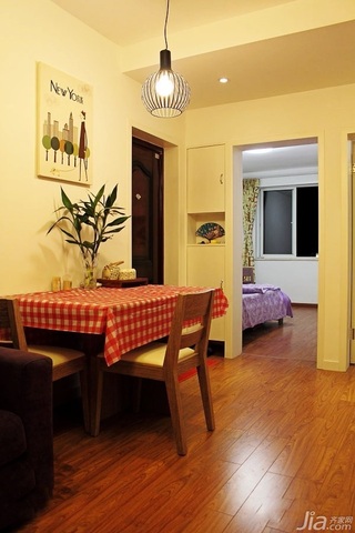 简约风格公寓经济型50平米餐厅餐桌图片