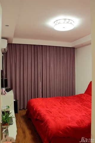 简约风格公寓经济型50平米卧室床图片
