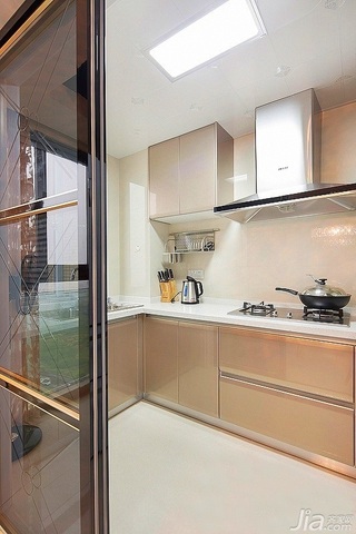 简约风格公寓富裕型80平米厨房橱柜婚房设计图纸