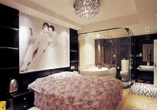 简约风格公寓富裕型80平米卧室床效果图