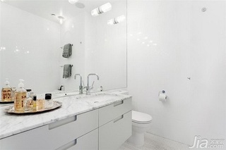 欧式风格三居室5-10万卫生间洗手台图片