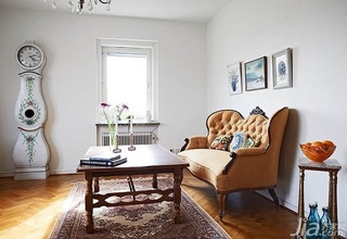 欧式风格二居室富裕型客厅沙发背景墙沙发效果图