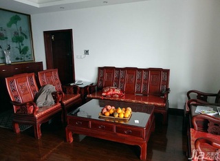 中式风格复式富裕型140平米以上客厅沙发效果图